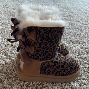NWOT Toddler Cheetah Ugg Boots